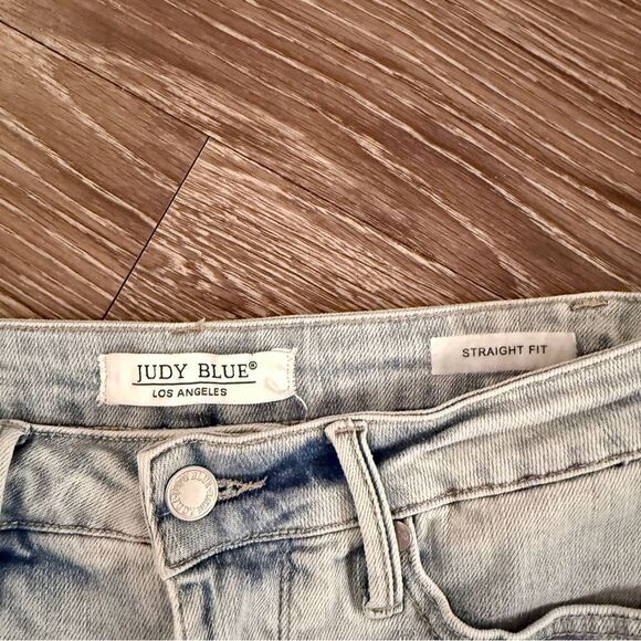 Judy Blue High Rise Tummy Control Vintage Wash Straight Jeans - Picture 4 of 8